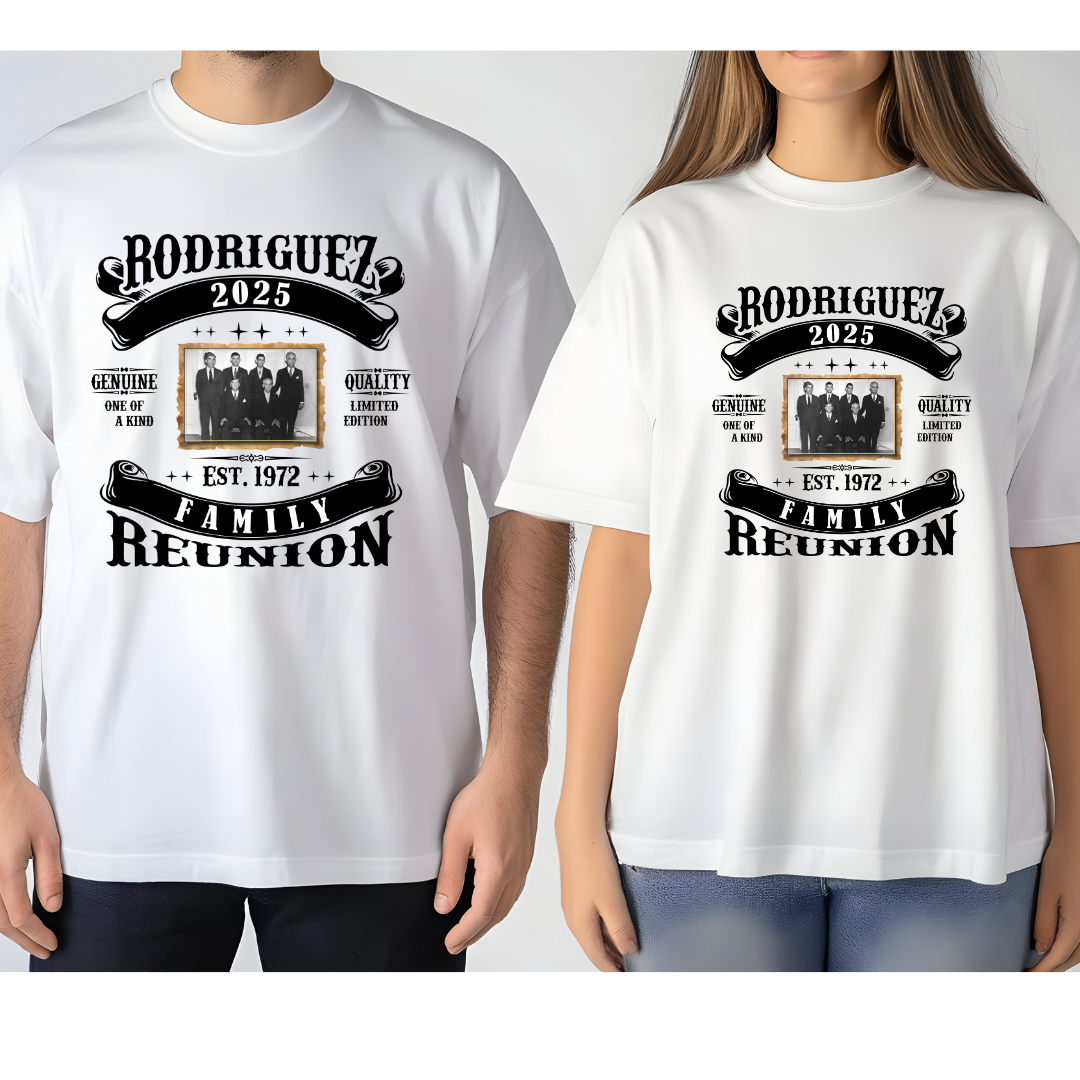 2025 Rodriguez Family Reunion T-Shirt - Pickup at Lake Murray or Shipping is available