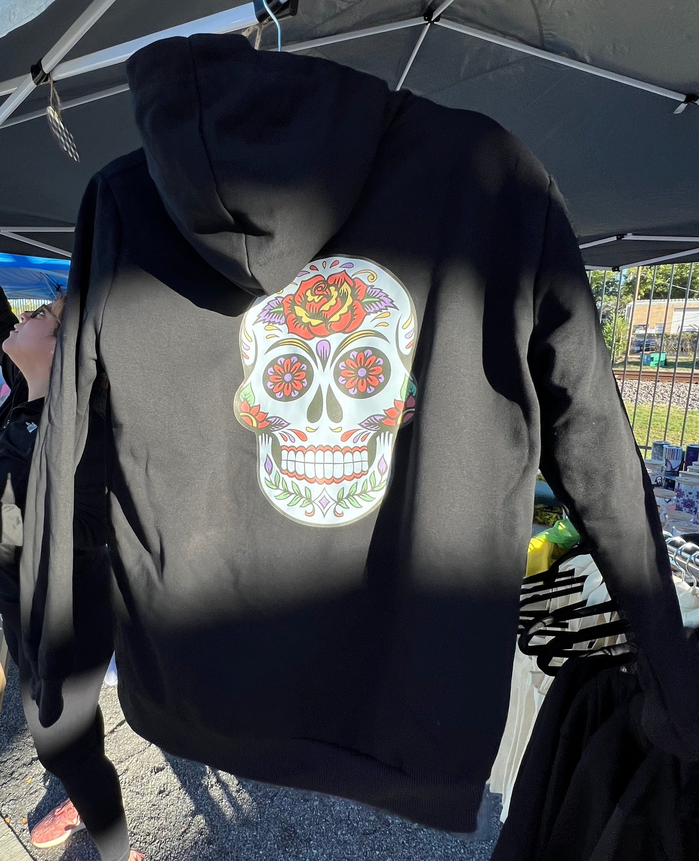 Sugar Skull Black Hoodie