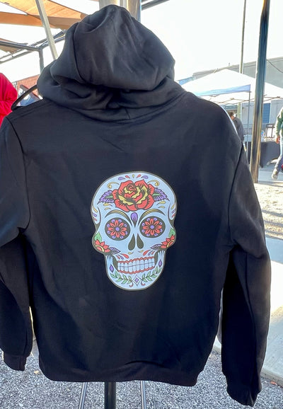 Sugar Skull Black Hoodie