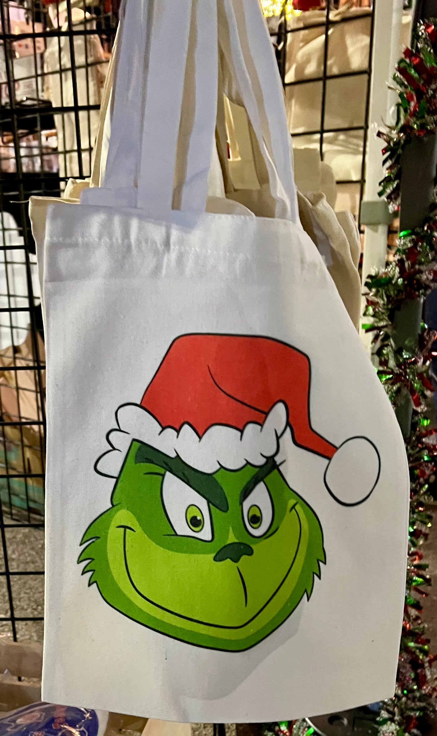 Grinch Face on Bag