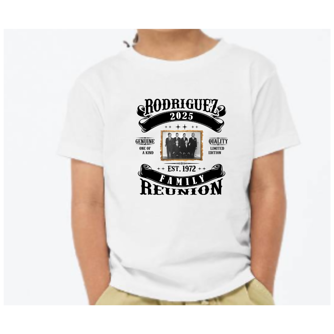 2025 Rodriguez Family Reunion T-Shirt - Pickup at Lake Murray or Shipping is available